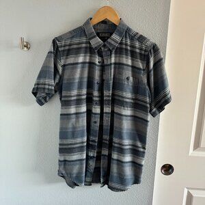 blue stripe camp shirt
